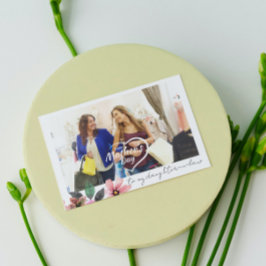 Custom Foto Floral Mütter Tag Tochter im Schwieger Feiertagskarte