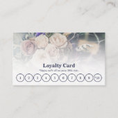 Custom Foto Florist Loyalty Card Treuekarte (Vorderseite)