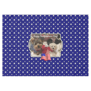 Custom Foto Frame USA American Flag Patriotic Fun Tischdecke