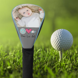 Custom Foto Frau Oma Mama Liebe Golf Golf Headcover