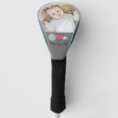 Custom Foto Frau Oma Mama Liebe Golf Headcover (Vorderseite)