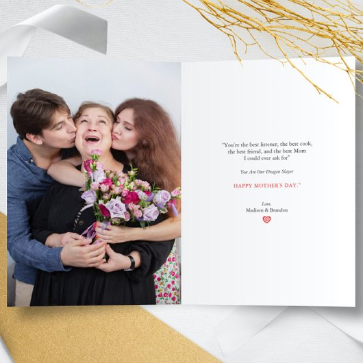 Custom Foto Frühlingsblumen glückliche Mütter Tag