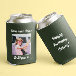 Custom Foto Funny Cool 30. Geburtstag Dosenkühler<br><div class="desc">Passen Sie Ihren Text und Ihr Foto an und wünschen Ihnen viel Glück zum Geburtstag mit diesen lustigen, einzigartigen Gastgeschenken! Perfekt für ein Party zum 30. Geburtstag, aber Nachrichten auf der Vorder- und Rückseite sind vollständig anpassbar. Ideal für jede Geburtstagsfeier im Freien, Bachelorette-Ausflüge oder jede andere Feier, um Erinnerungen zu...</div>