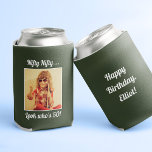 Custom Foto Funny Cool 50. Geburtstag Dosenkühler<br><div class="desc">Passen Sie Ihren Text und Ihr Foto an und wünschen Ihnen viel Glück zum Geburtstag mit diesen lustigen,  einzigartigen Gastgeschenken! Ideal für eine 50. Geburtstagsfeier,  aber Nachrichten auf der Vorder- und Rückseite sind vollständig anpassbar. Ideal für jede Geburtstagsfeier im Freien,  Bachelorette-Ausflüge oder jede andere Feier,  um Erinnerungen zu schaffen!</div>