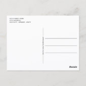 Custom Foto Funny Merry Alles Spaß Text Postkarte (Rückseite)