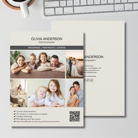 Custom Foto Gallery Fotografy Business Flyer