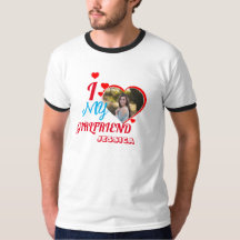 Custom Foto Geschenk: "Ich Liebe meine Freundin Je