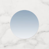 Custom Foto Glam Blue Glitzer Tropfen 40. Geburtst Konfetti (Klein Vorderseite)