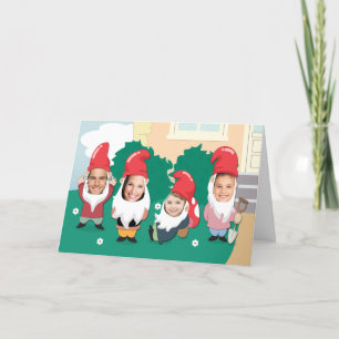 Custom Foto Gnome New House Ankündigung