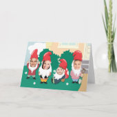 Custom Foto Gnome New House Ankündigung (Vorderseite)