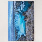 Custom Foto Godafoss Wasserfall Landschaft Island: Puzzle (Vertikal)