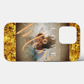Custom Foto Gold Glitzer Liebe Sie Mama Case-Mate iPhone Hülle (Rückseite (Horizontal))