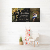 Custom Foto Gold Skulls Halloween Hochzeit Banner (Insitu)