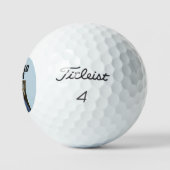 CUSTOM FOTO GOLF BALLS BEST VATER PAR GOLFBALL (Logo)