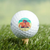 Custom Foto Golf Balls - Ihr Design - Liebe Golfball (Insitu T-Shirt)