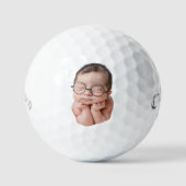 Custom Foto Golf Balls - Personalisiertes Vater Ge Golfball (Vorderseite)