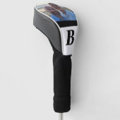 Custom Foto Golf Driver Cover - Geschenk für Papa Headcover (angewinkelt)