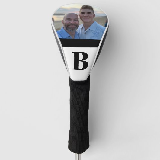 Custom Foto Golf Driver Cover - Geschenk für Papa Headcover (Vorderseite)
