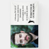 Custom Foto Golf für immer in unserem Hearts Memor Banner (Vertikal)