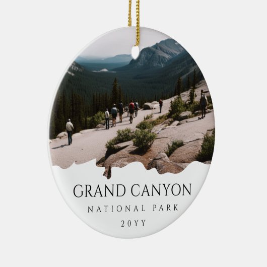 Custom Foto Grand Canyon Nationalpark Arizona Keramik Ornament (Rechts)