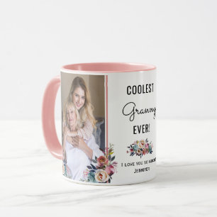 Custom Foto Granny Mimi Nana Großmutter Geschenk Tasse