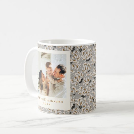 Custom Foto Gray Kunstvoll wandern im Val Piora Kaffeetasse (Vorderseite Links)