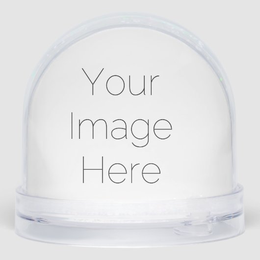 Custom Foto Grid Snow Globe - Weihnachtsgeschenk Schneekugeln (Rückseite)