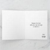 Custom Foto Happy Birthday Best Boyfriend jemals Karte (Innenseite)