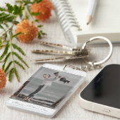 Custom Foto Happy Mother's Day Skript Baby Schlüsselanhänger (Vorderseite rechts)