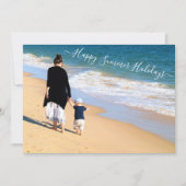 Custom Foto Happy Summer Holidays Card (Vorderseite)