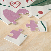 Custom Foto Happy Valentine's Jigsaw Puzzle (Seite)