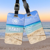 Custom Foto Hawaii Gepäckanhänger