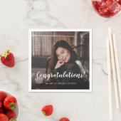 Custom Foto Herzlichen Glückwunsch Serviette (Beispiel)