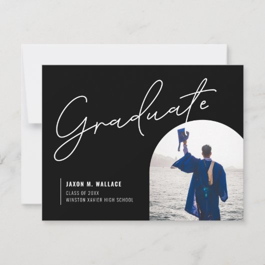 Custom Foto High School Graduation Party Ankündigung