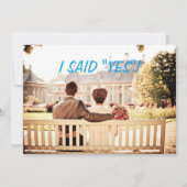 Custom Foto Hochzeit Einladung (Vorderseite)