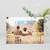 Custom Foto Hochzeit Einladung (Stehend Vorderseite)