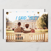 Custom Foto Hochzeit Einladung (Vorne/Hinten)