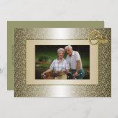 Custom Foto Hochzeitstag Party Einladung (Vorne/Hinten)