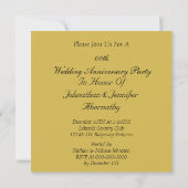Custom Foto Hochzeitstag Party Einladung (Rückseite)