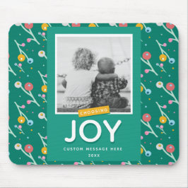 Custom Foto Holiday Berries wählen Joy Mousepad