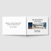 Custom Foto Hotel Ferienhaus Gästebuch (Voll)