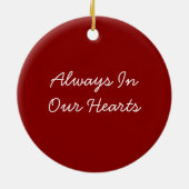 Custom Foto Hunde Erinnerung Ornament (Hinten)