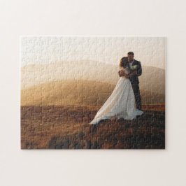 Custom Foto Husband Ehefrau Jigsaw Puzzle Geschenk