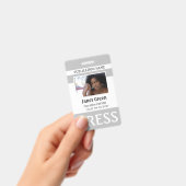 Custom Foto ID Journalist Press Pass Ausweis (Handheld)
