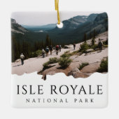 Custom Foto Isle Royale Nationalpark Souvenir Keramikornament (Vorderseite)