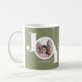Custom Foto Joy Sage Green Kaffeetasse (Links)