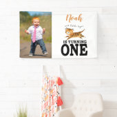 Custom Foto Jungle Safari Wild One erster Geburtst Banner (Insitu)