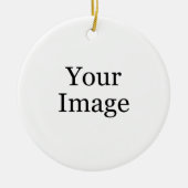 Custom Foto Keramik Ornament (Vorne)