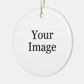 Custom Foto Keramik Ornament (Links)
