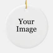 Custom Foto Keramik Ornament (Hinten)